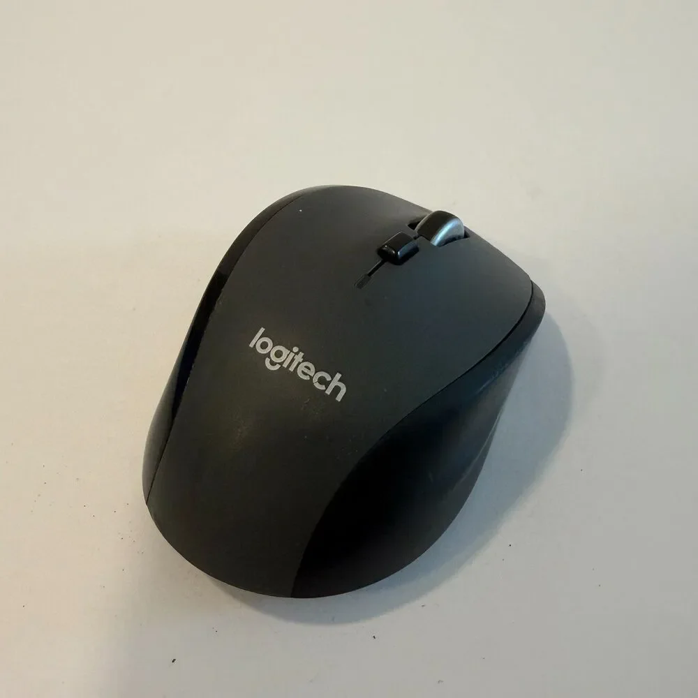 LOGITECH M705 Marathon Wireless Laser Ergonomic Mouse Unifiying USB Receiver